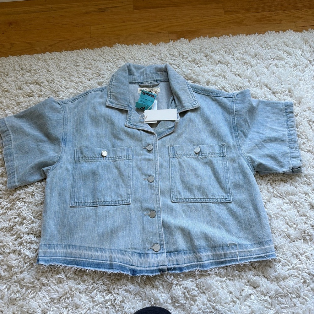 Denim top